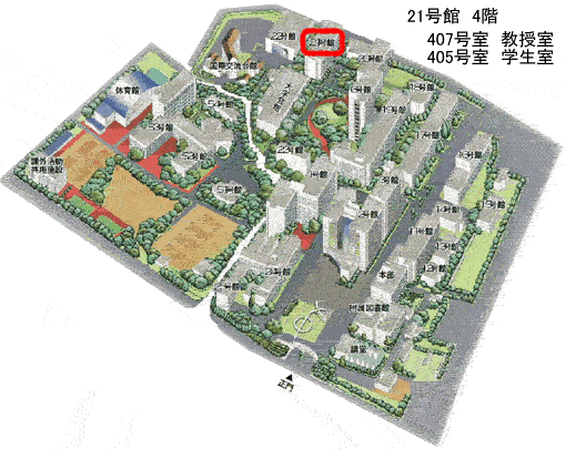 名古屋工業大学内建物配置図